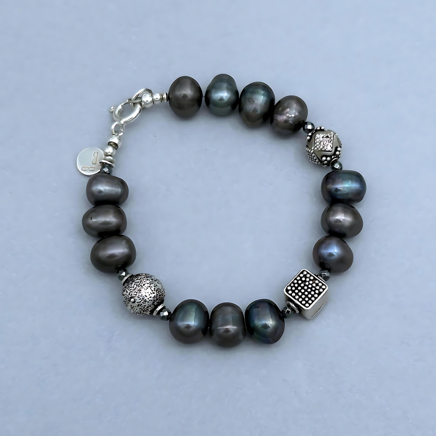 Introducing the Le BijouBijou Naida Black Pearl Bracelet