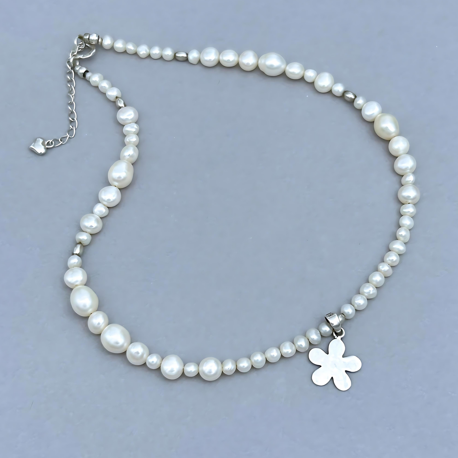The Daizy Necklace is everything but your Grandmother's Pearl necklace. It is fun, trendy, and at the same time, it has an elegant twist to it. 