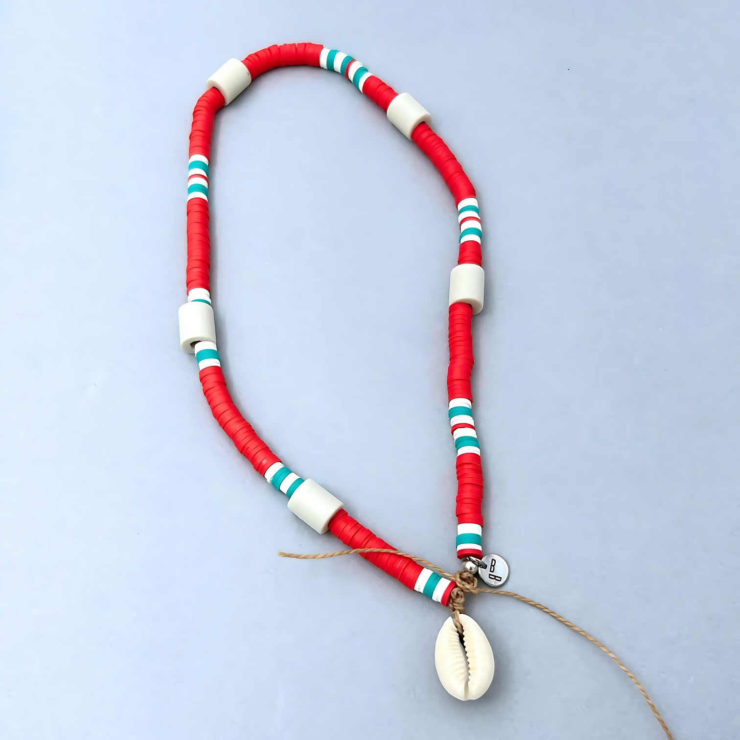 The Cool surfer's look anti-tick Necklace in classical red, wow by Le BijouBijou