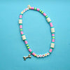 Product picture of the BB Tick-Away Dog Collar, model Puppy Love, Pink Colour